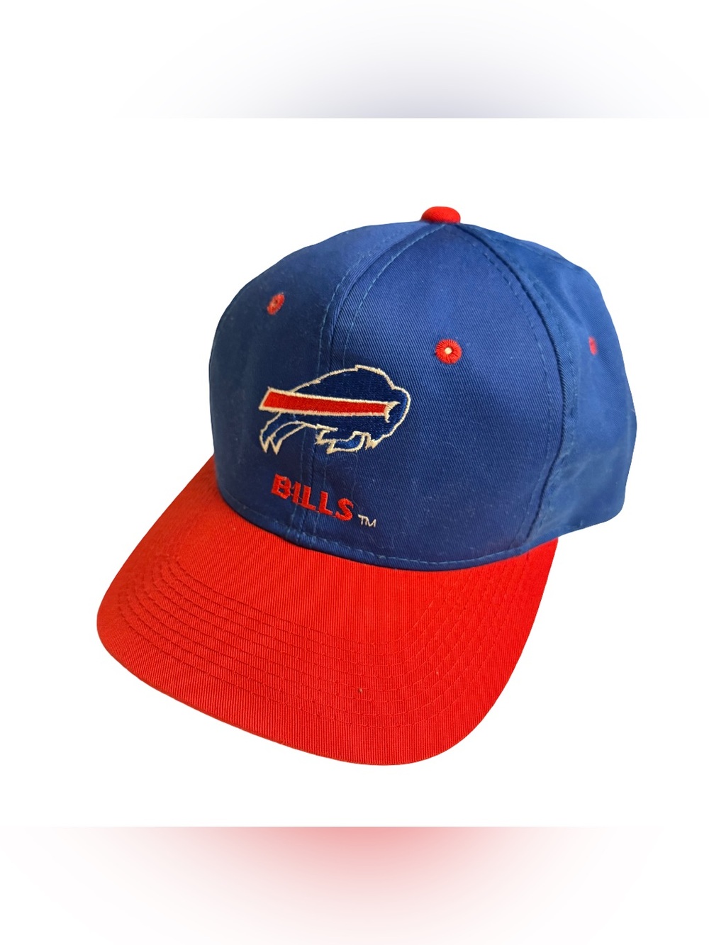 Vintage 1990s Buffalo Bills NFL YoungAn Snapback Hat Blue Red Green